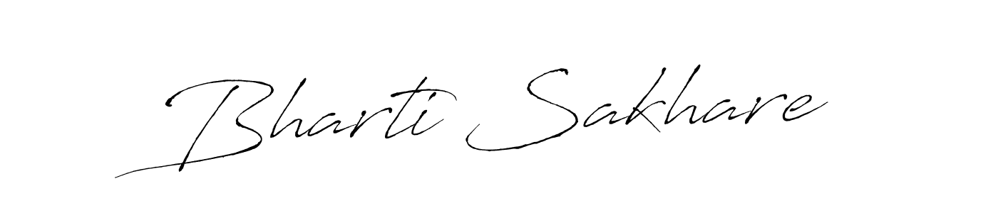 You should practise on your own different ways (Antro_Vectra) to write your name (Bharti Sakhare) in signature. don't let someone else do it for you. Bharti Sakhare signature style 6 images and pictures png