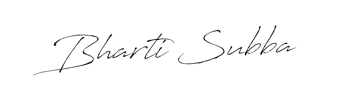 It looks lik you need a new signature style for name Bharti Subba. Design unique handwritten (Antro_Vectra) signature with our free signature maker in just a few clicks. Bharti Subba signature style 6 images and pictures png