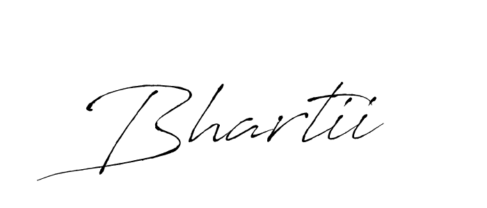 Make a beautiful signature design for name Bhartii. With this signature (Antro_Vectra) style, you can create a handwritten signature for free. Bhartii signature style 6 images and pictures png