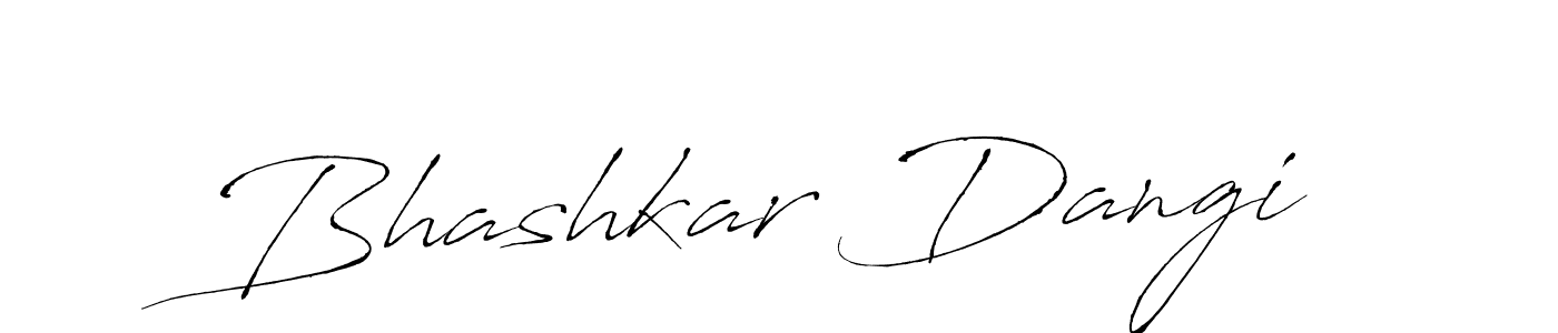 How to make Bhashkar Dangi signature? Antro_Vectra is a professional autograph style. Create handwritten signature for Bhashkar Dangi name. Bhashkar Dangi signature style 6 images and pictures png