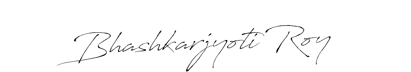 How to make Bhashkarjyoti Roy name signature. Use Antro_Vectra style for creating short signs online. This is the latest handwritten sign. Bhashkarjyoti Roy signature style 6 images and pictures png