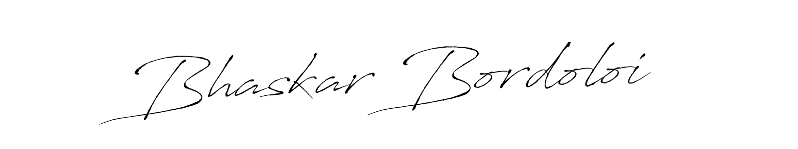 Bhaskar Bordoloi stylish signature style. Best Handwritten Sign (Antro_Vectra) for my name. Handwritten Signature Collection Ideas for my name Bhaskar Bordoloi. Bhaskar Bordoloi signature style 6 images and pictures png