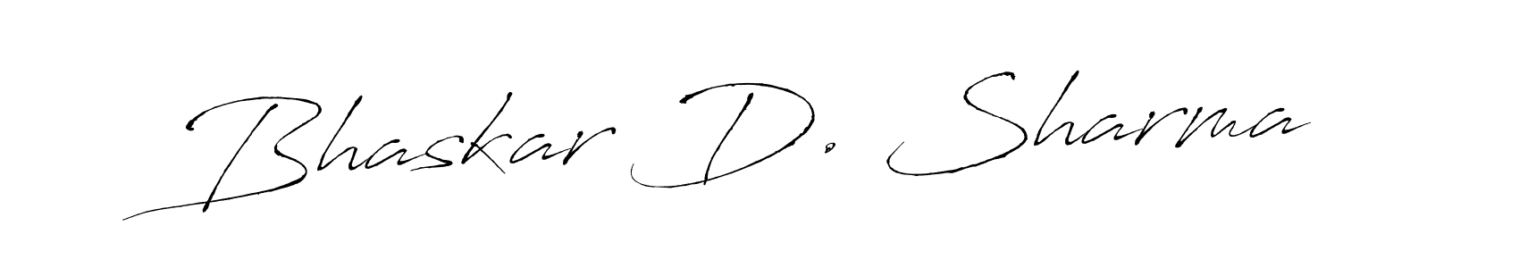 Design your own signature with our free online signature maker. With this signature software, you can create a handwritten (Antro_Vectra) signature for name Bhaskar D. Sharma. Bhaskar D. Sharma signature style 6 images and pictures png