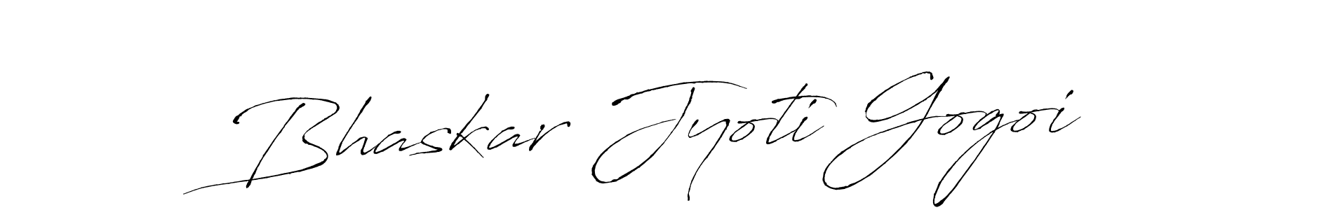 Bhaskar Jyoti Gogoi stylish signature style. Best Handwritten Sign (Antro_Vectra) for my name. Handwritten Signature Collection Ideas for my name Bhaskar Jyoti Gogoi. Bhaskar Jyoti Gogoi signature style 6 images and pictures png