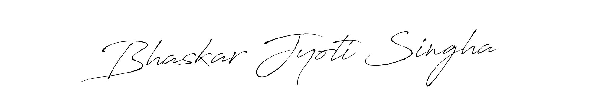Use a signature maker to create a handwritten signature online. With this signature software, you can design (Antro_Vectra) your own signature for name Bhaskar Jyoti Singha. Bhaskar Jyoti Singha signature style 6 images and pictures png