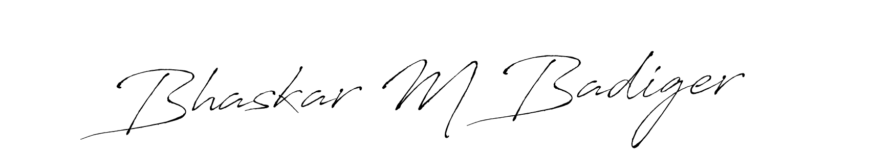 The best way (Antro_Vectra) to make a short signature is to pick only two or three words in your name. The name Bhaskar M Badiger include a total of six letters. For converting this name. Bhaskar M Badiger signature style 6 images and pictures png