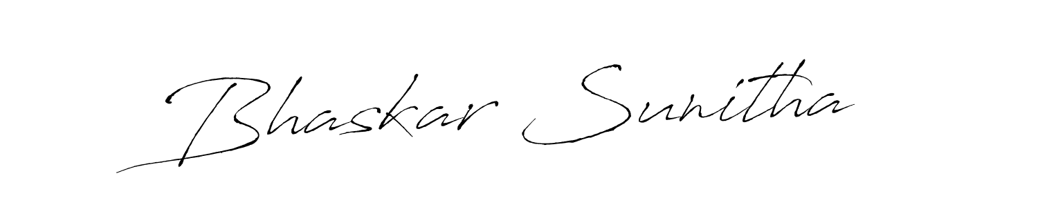 Make a beautiful signature design for name Bhaskar Sunitha. Use this online signature maker to create a handwritten signature for free. Bhaskar Sunitha signature style 6 images and pictures png