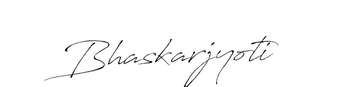 How to make Bhaskarjyoti name signature. Use Antro_Vectra style for creating short signs online. This is the latest handwritten sign. Bhaskarjyoti signature style 6 images and pictures png