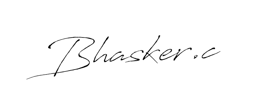 Make a beautiful signature design for name Bhasker.c. With this signature (Antro_Vectra) style, you can create a handwritten signature for free. Bhasker.c signature style 6 images and pictures png