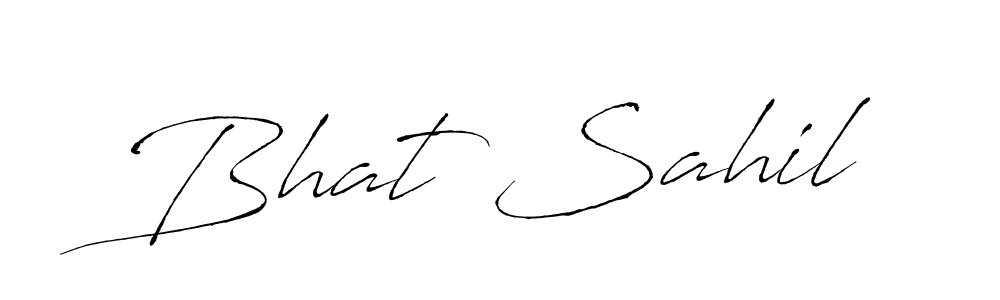 Similarly Antro_Vectra is the best handwritten signature design. Signature creator online .You can use it as an online autograph creator for name Bhat Sahil. Bhat Sahil signature style 6 images and pictures png