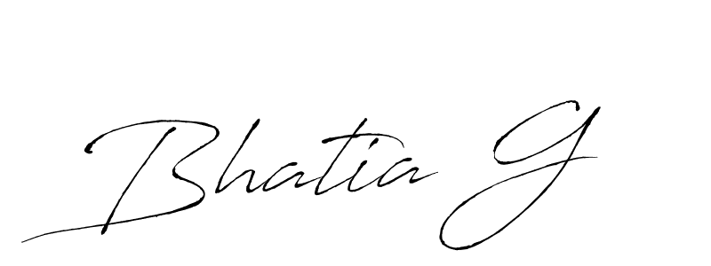 Also we have Bhatia G name is the best signature style. Create professional handwritten signature collection using Antro_Vectra autograph style. Bhatia G signature style 6 images and pictures png