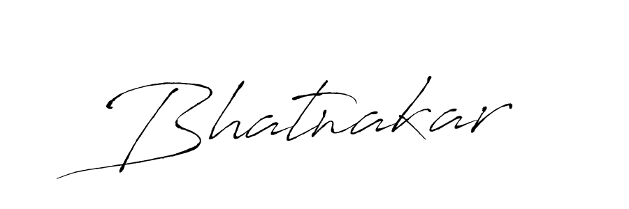 Create a beautiful signature design for name Bhatnakar. With this signature (Antro_Vectra) fonts, you can make a handwritten signature for free. Bhatnakar signature style 6 images and pictures png