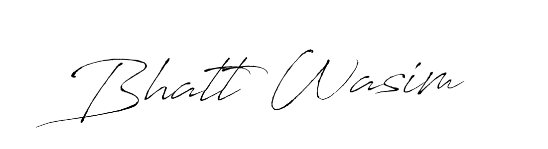 Once you've used our free online signature maker to create your best signature Antro_Vectra style, it's time to enjoy all of the benefits that Bhatt Wasim name signing documents. Bhatt Wasim signature style 6 images and pictures png