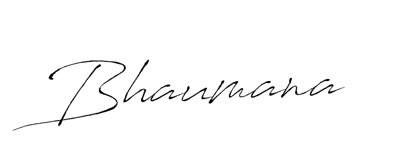 How to make Bhaumana signature? Antro_Vectra is a professional autograph style. Create handwritten signature for Bhaumana name. Bhaumana signature style 6 images and pictures png