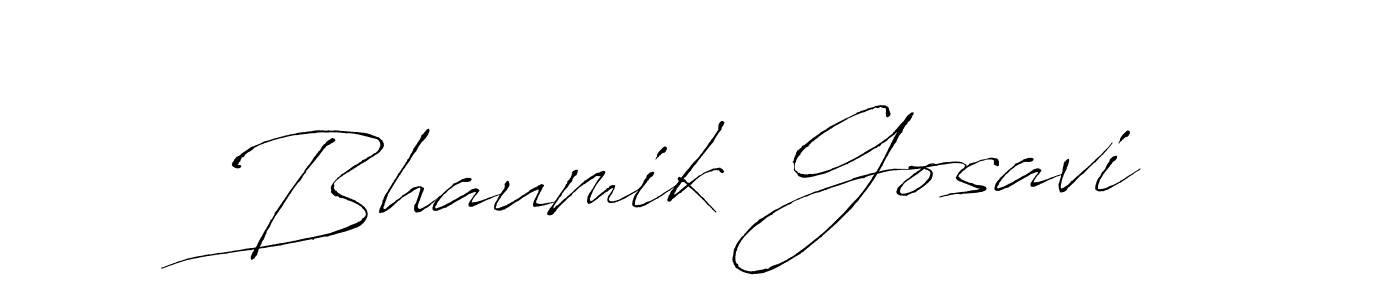 The best way (Antro_Vectra) to make a short signature is to pick only two or three words in your name. The name Bhaumik Gosavi include a total of six letters. For converting this name. Bhaumik Gosavi signature style 6 images and pictures png