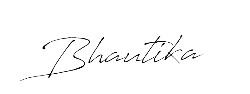 Design your own signature with our free online signature maker. With this signature software, you can create a handwritten (Antro_Vectra) signature for name Bhautika. Bhautika signature style 6 images and pictures png