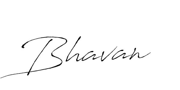 Bhavan stylish signature style. Best Handwritten Sign (Antro_Vectra) for my name. Handwritten Signature Collection Ideas for my name Bhavan. Bhavan signature style 6 images and pictures png