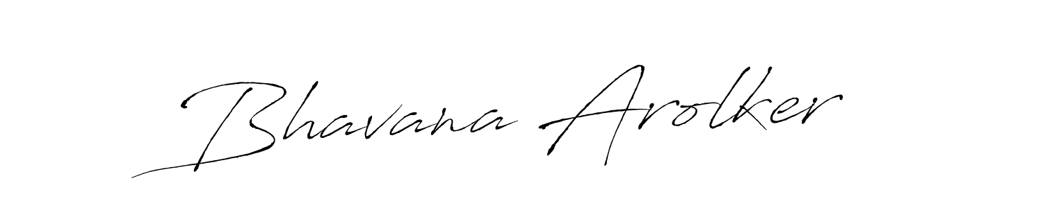 Make a beautiful signature design for name Bhavana Arolker. Use this online signature maker to create a handwritten signature for free. Bhavana Arolker signature style 6 images and pictures png