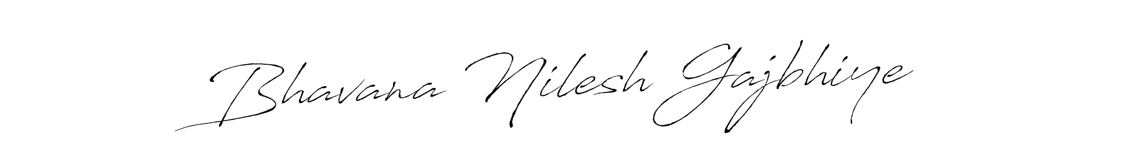 Make a beautiful signature design for name Bhavana Nilesh Gajbhiye. With this signature (Antro_Vectra) style, you can create a handwritten signature for free. Bhavana Nilesh Gajbhiye signature style 6 images and pictures png
