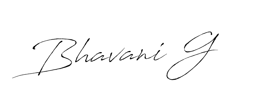 Antro_Vectra is a professional signature style that is perfect for those who want to add a touch of class to their signature. It is also a great choice for those who want to make their signature more unique. Get Bhavani G name to fancy signature for free. Bhavani G signature style 6 images and pictures png