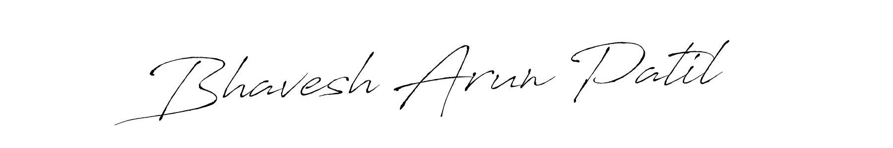 Create a beautiful signature design for name Bhavesh Arun Patil. With this signature (Antro_Vectra) fonts, you can make a handwritten signature for free. Bhavesh Arun Patil signature style 6 images and pictures png