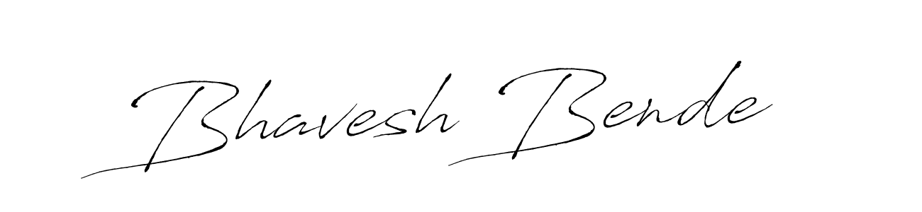 Also You can easily find your signature by using the search form. We will create Bhavesh Bende name handwritten signature images for you free of cost using Antro_Vectra sign style. Bhavesh Bende signature style 6 images and pictures png