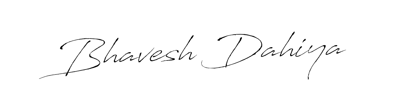 Create a beautiful signature design for name Bhavesh Dahiya. With this signature (Antro_Vectra) fonts, you can make a handwritten signature for free. Bhavesh Dahiya signature style 6 images and pictures png