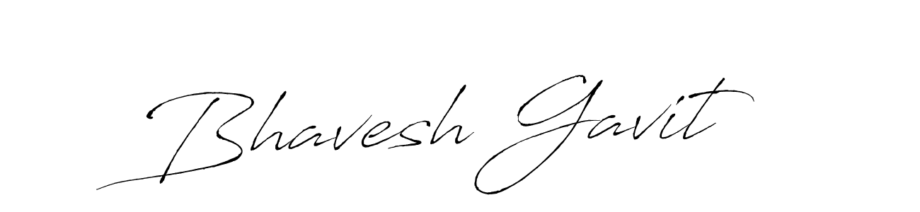 How to make Bhavesh Gavit signature? Antro_Vectra is a professional autograph style. Create handwritten signature for Bhavesh Gavit name. Bhavesh Gavit signature style 6 images and pictures png