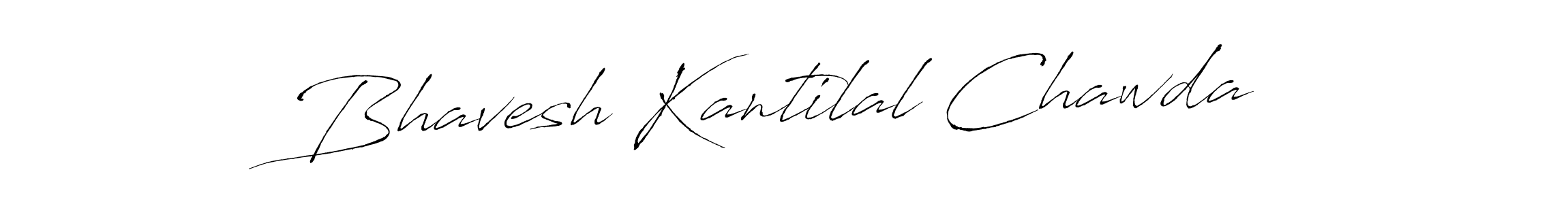 How to make Bhavesh Kantilal Chawda name signature. Use Antro_Vectra style for creating short signs online. This is the latest handwritten sign. Bhavesh Kantilal Chawda signature style 6 images and pictures png