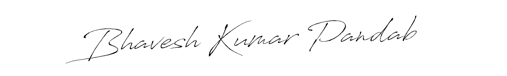 Bhavesh Kumar Pandab stylish signature style. Best Handwritten Sign (Antro_Vectra) for my name. Handwritten Signature Collection Ideas for my name Bhavesh Kumar Pandab. Bhavesh Kumar Pandab signature style 6 images and pictures png