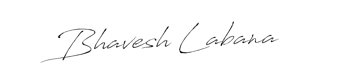 Make a beautiful signature design for name Bhavesh Labana. With this signature (Antro_Vectra) style, you can create a handwritten signature for free. Bhavesh Labana signature style 6 images and pictures png