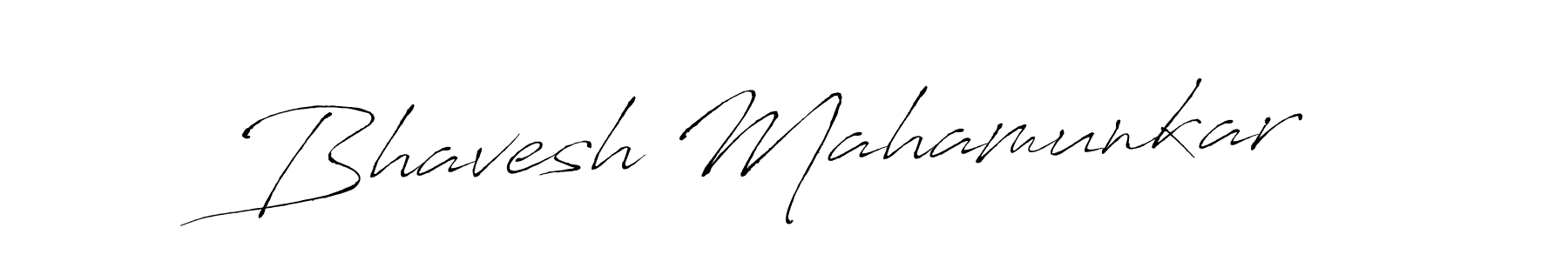 Also we have Bhavesh Mahamunkar name is the best signature style. Create professional handwritten signature collection using Antro_Vectra autograph style. Bhavesh Mahamunkar signature style 6 images and pictures png