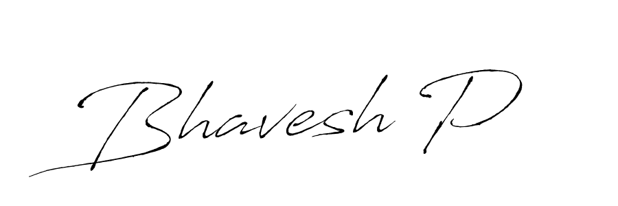 Create a beautiful signature design for name Bhavesh P. With this signature (Antro_Vectra) fonts, you can make a handwritten signature for free. Bhavesh P signature style 6 images and pictures png