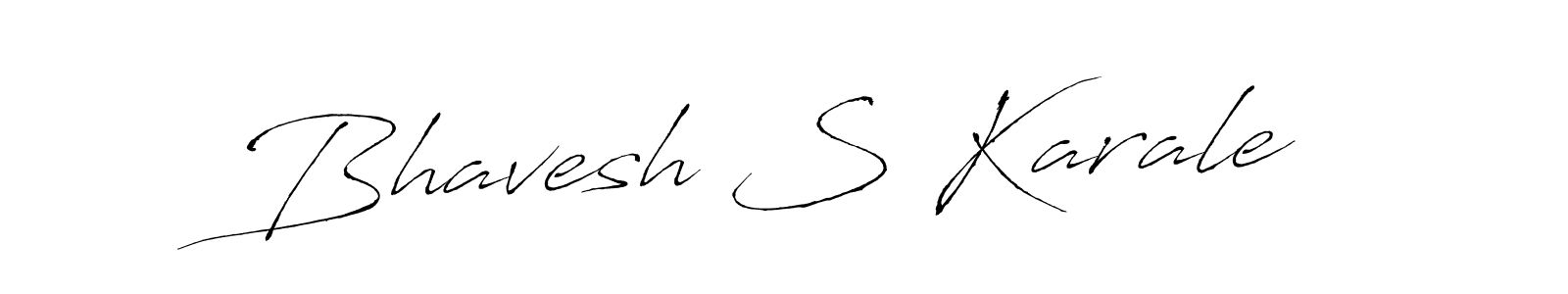 How to make Bhavesh S Karale signature? Antro_Vectra is a professional autograph style. Create handwritten signature for Bhavesh S Karale name. Bhavesh S Karale signature style 6 images and pictures png