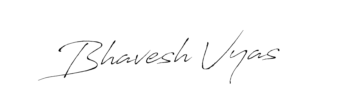 Create a beautiful signature design for name Bhavesh Vyas. With this signature (Antro_Vectra) fonts, you can make a handwritten signature for free. Bhavesh Vyas signature style 6 images and pictures png