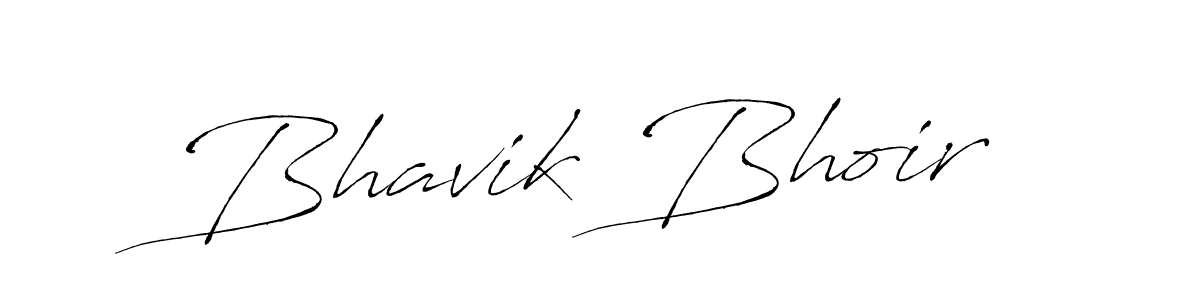 This is the best signature style for the Bhavik Bhoir name. Also you like these signature font (Antro_Vectra). Mix name signature. Bhavik Bhoir signature style 6 images and pictures png