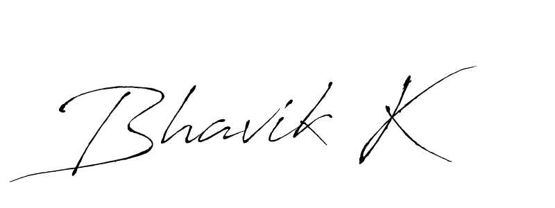 This is the best signature style for the Bhavik K name. Also you like these signature font (Antro_Vectra). Mix name signature. Bhavik K signature style 6 images and pictures png