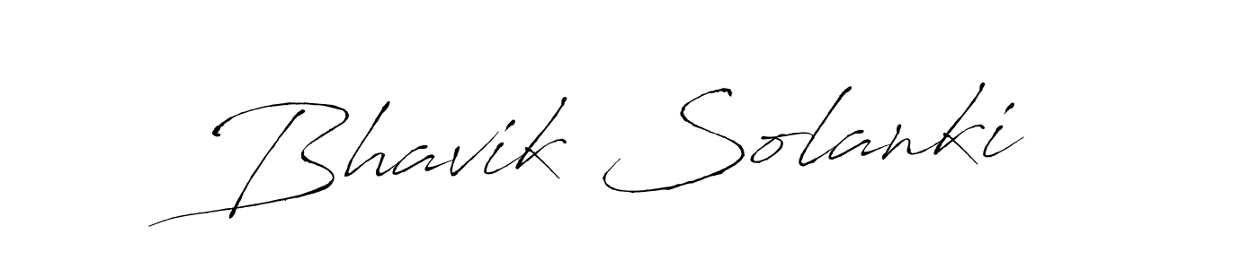 Use a signature maker to create a handwritten signature online. With this signature software, you can design (Antro_Vectra) your own signature for name Bhavik Solanki. Bhavik Solanki signature style 6 images and pictures png