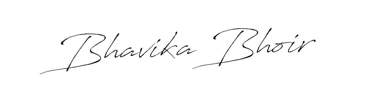 Design your own signature with our free online signature maker. With this signature software, you can create a handwritten (Antro_Vectra) signature for name Bhavika Bhoir. Bhavika Bhoir signature style 6 images and pictures png