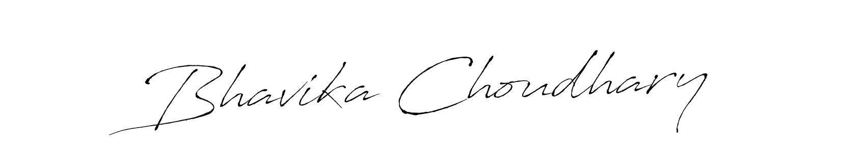 Make a beautiful signature design for name Bhavika Choudhary. With this signature (Antro_Vectra) style, you can create a handwritten signature for free. Bhavika Choudhary signature style 6 images and pictures png