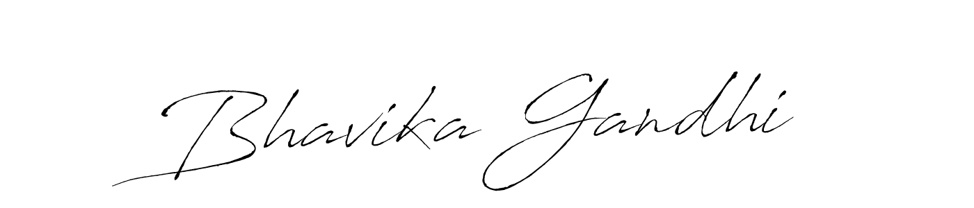 Also we have Bhavika Gandhi name is the best signature style. Create professional handwritten signature collection using Antro_Vectra autograph style. Bhavika Gandhi signature style 6 images and pictures png