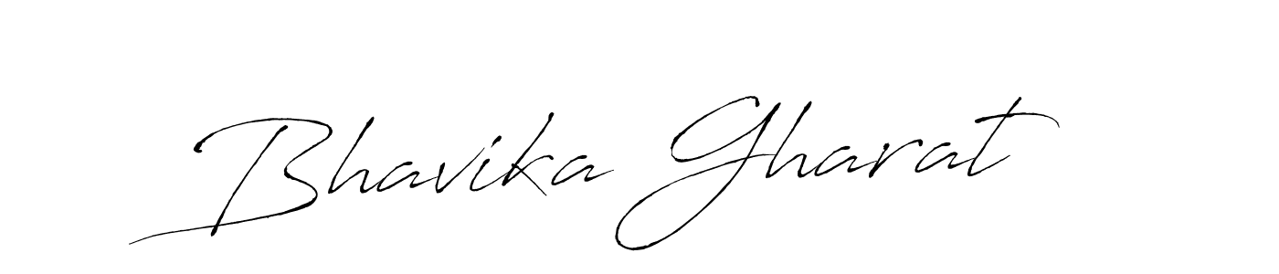 Design your own signature with our free online signature maker. With this signature software, you can create a handwritten (Antro_Vectra) signature for name Bhavika Gharat. Bhavika Gharat signature style 6 images and pictures png