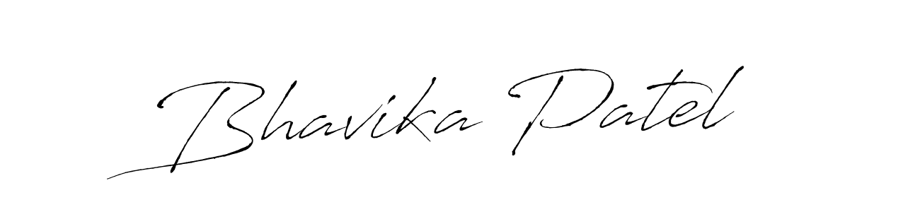 Bhavika Patel stylish signature style. Best Handwritten Sign (Antro_Vectra) for my name. Handwritten Signature Collection Ideas for my name Bhavika Patel. Bhavika Patel signature style 6 images and pictures png