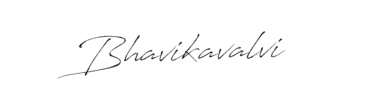 Make a beautiful signature design for name Bhavikavalvi. With this signature (Antro_Vectra) style, you can create a handwritten signature for free. Bhavikavalvi signature style 6 images and pictures png
