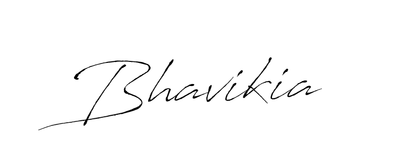 Create a beautiful signature design for name Bhavikia. With this signature (Antro_Vectra) fonts, you can make a handwritten signature for free. Bhavikia signature style 6 images and pictures png