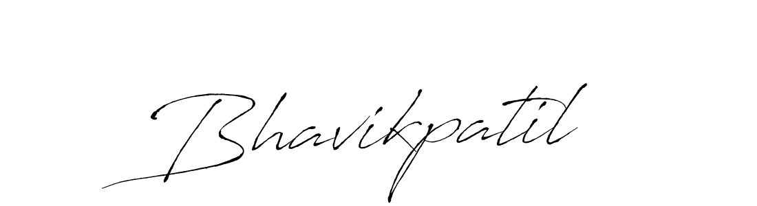 How to make Bhavikpatil name signature. Use Antro_Vectra style for creating short signs online. This is the latest handwritten sign. Bhavikpatil signature style 6 images and pictures png