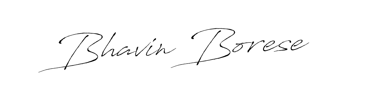 Antro_Vectra is a professional signature style that is perfect for those who want to add a touch of class to their signature. It is also a great choice for those who want to make their signature more unique. Get Bhavin Borese name to fancy signature for free. Bhavin Borese signature style 6 images and pictures png
