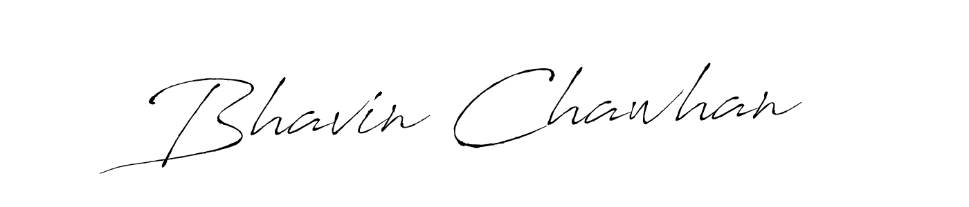 How to make Bhavin Chawhan signature? Antro_Vectra is a professional autograph style. Create handwritten signature for Bhavin Chawhan name. Bhavin Chawhan signature style 6 images and pictures png