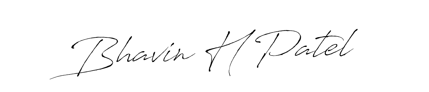 Also we have Bhavin H Patel name is the best signature style. Create professional handwritten signature collection using Antro_Vectra autograph style. Bhavin H Patel signature style 6 images and pictures png