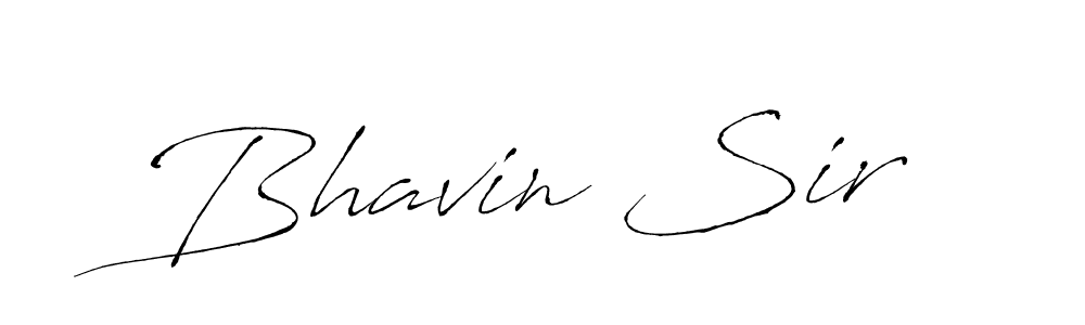 Create a beautiful signature design for name Bhavin Sir. With this signature (Antro_Vectra) fonts, you can make a handwritten signature for free. Bhavin Sir signature style 6 images and pictures png